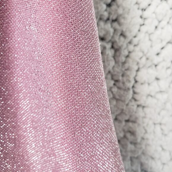 Princess Polly Mini Dress Womens 6 Pink Strapless Glitter Ruffle Partycore Date - Picture 5 of 11